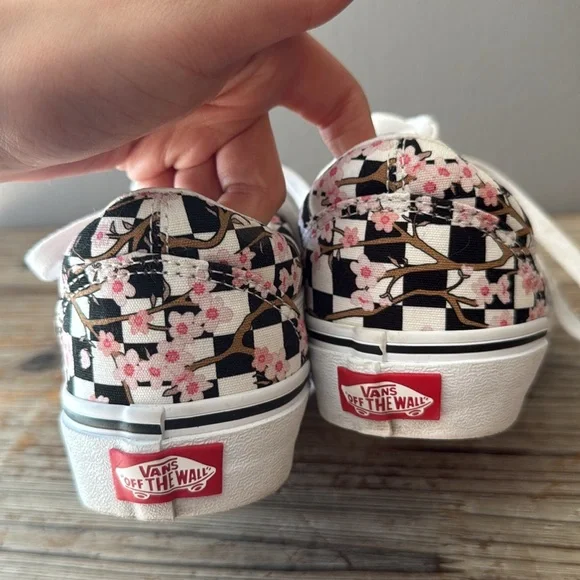 Vans Custom Cherry Checkerboard Size 7.5 - Picture 6 of 7